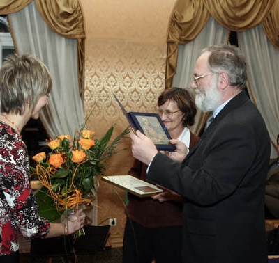 Imieniny Brandta 2007 - WrĂŞczenie medalu JĂłzefa Brandta
