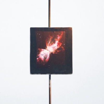 Sofi Zezmer, Looking Glass, Opulence LS1, Detail, Photo of Cosmic Nebula and Stars, 2017