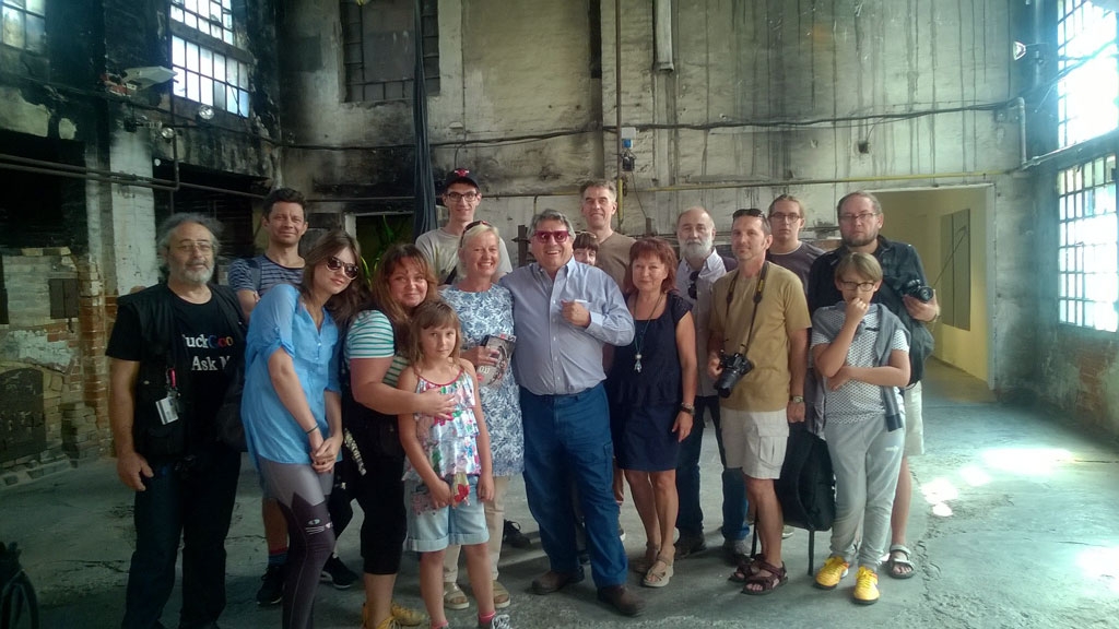 Wizyta przedstawicieli CRP w studio Adriano Berengo na Murano w Wenecji